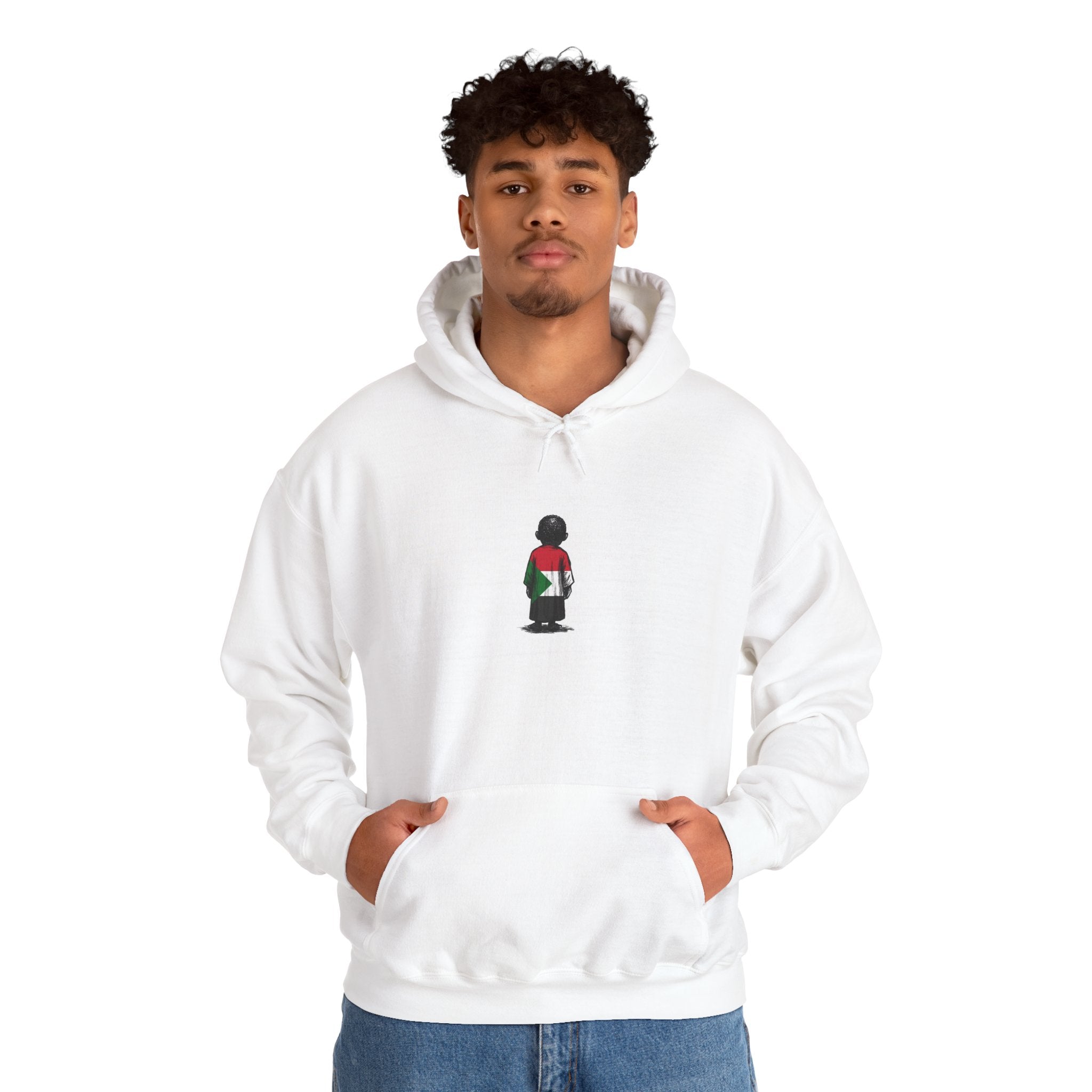 Othman Collection Hoodie — QR Code Map & Flag Colors Solo Design