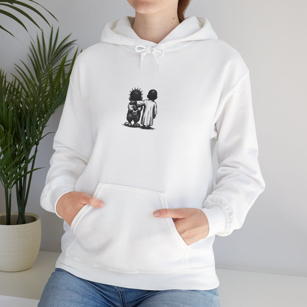 Othman Collection Hoodie — QR Code Map & B&W O&H Design
