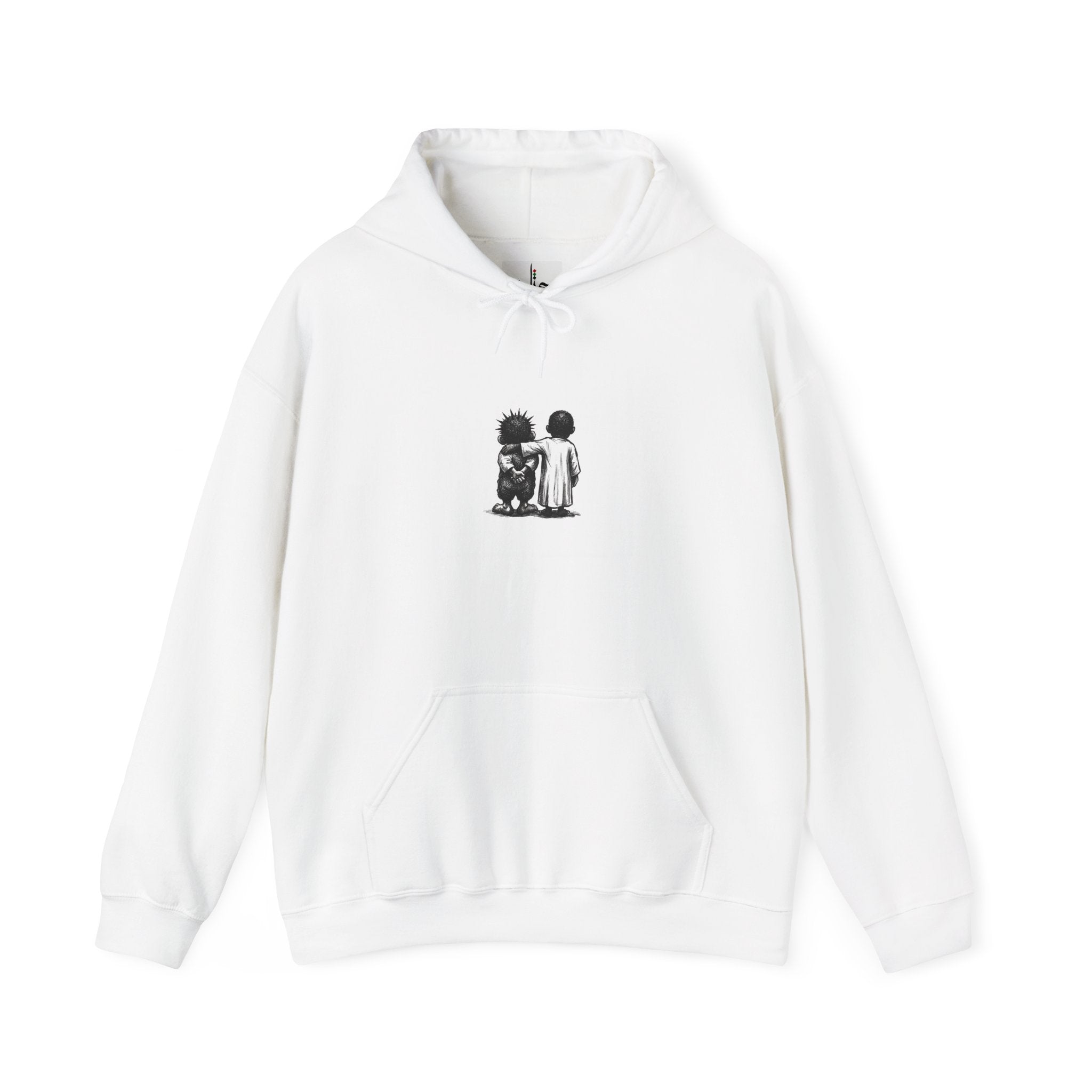 Othman Collection Hoodie — QR Code Map & B&W O&H Design