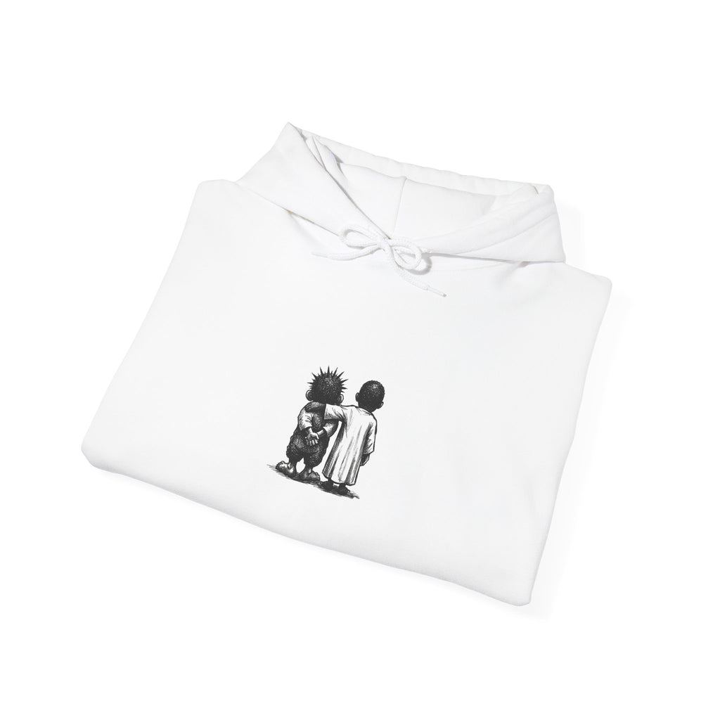 Othman Collection Hoodie — QR Code Map & B&W O&H Design