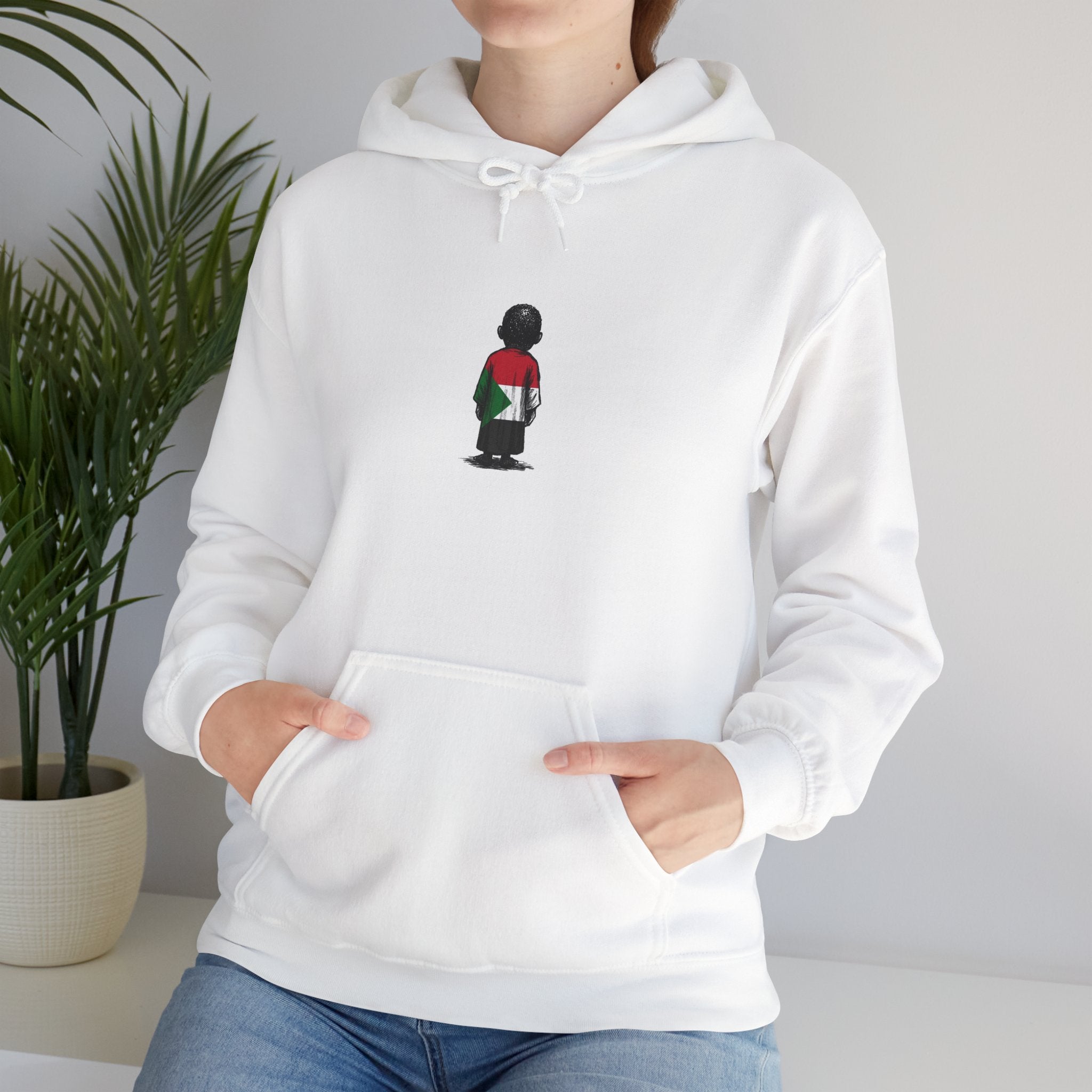 Othman Collection Hoodie — QR Code Map & Flag Colors Solo Design