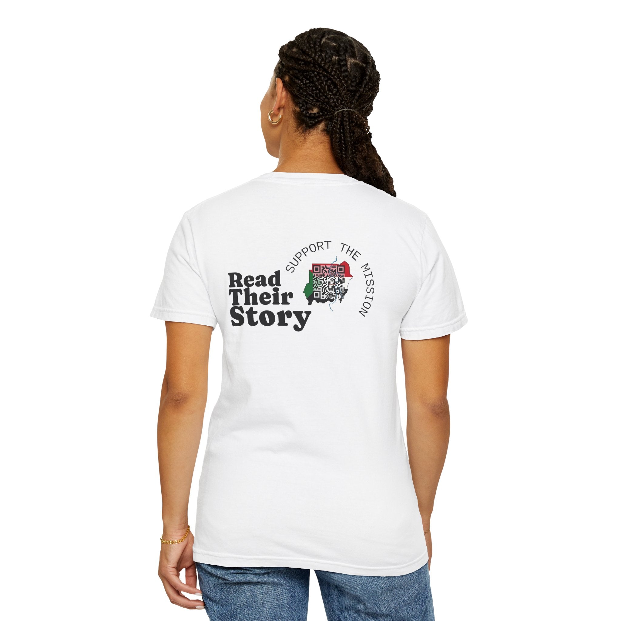 Read Their Story T‑Shirt — Support the Mission African Map Graphic