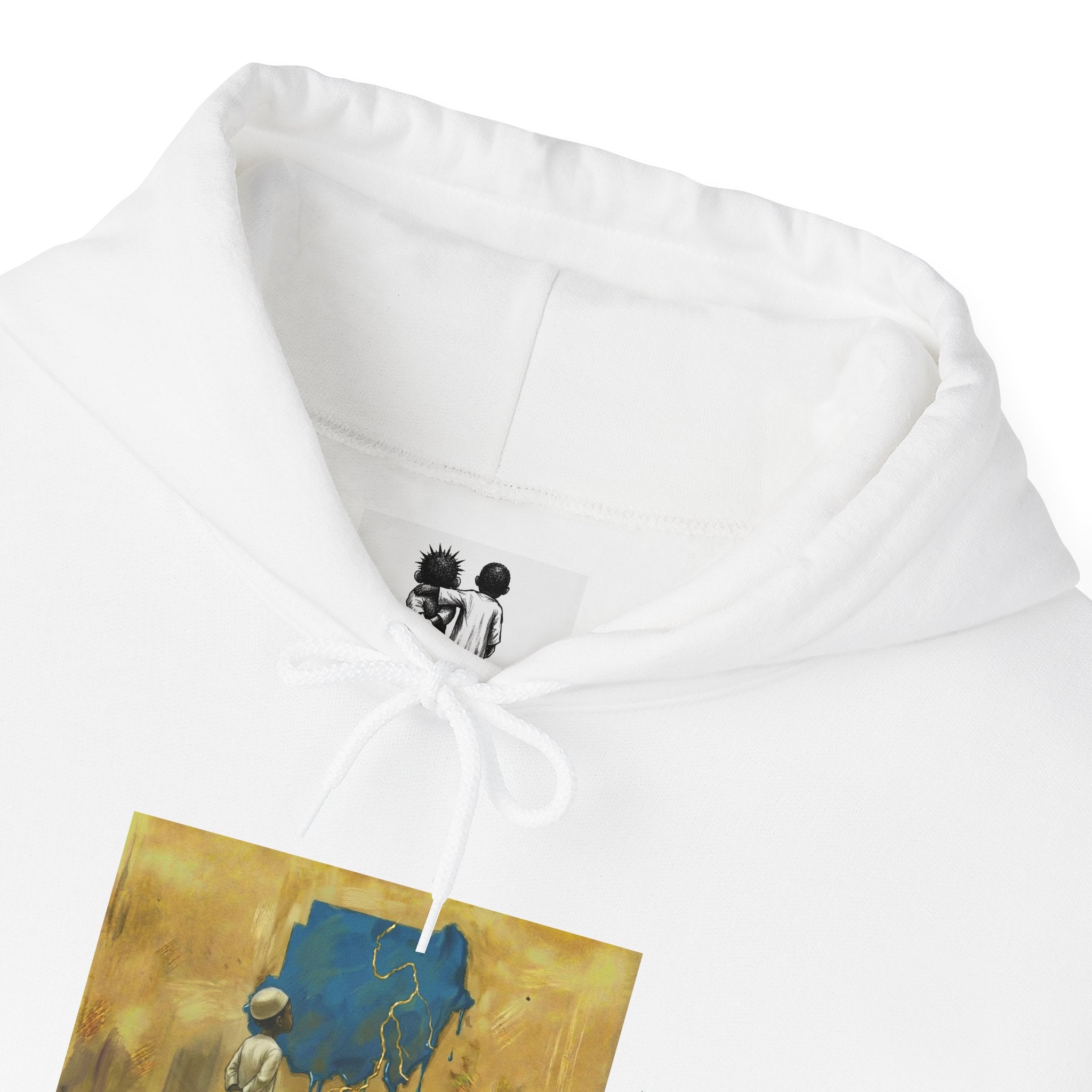 Othman Collection Hoodie — QR Code Map & Solo Othman Gold Nile Design